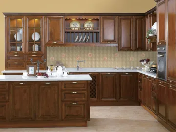 Sicily Collection Natural Style Kitchen Cabinet