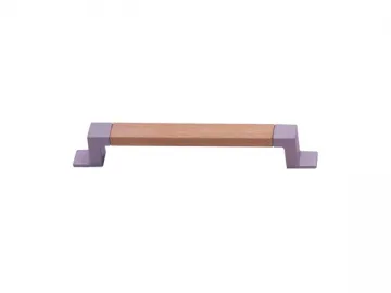 Zinc Alloy and Wood Furniture Handle