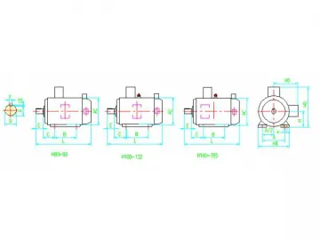 Variable Frequency Three-Phase Induction Motor