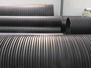 Ф300-Ф3000mm HDPE Steel Band Reinforced Spiral Pipe