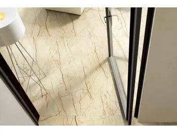 Sofitel Gold Marble Tile  (Porcelain Floor Tiles, Porcelain Wall Tiles, Interior Tile, Exterior Tile)