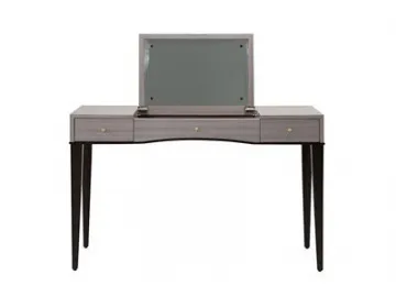 Folding Mirror Wood Dressing Table