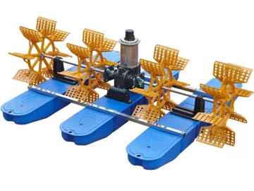 Four Impeller Water Cooling Paddlewheel Aerator