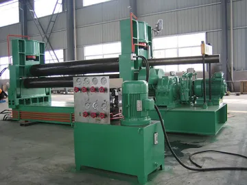 Hydraulic Three-Roller Symmetrical Plate Rolling Machine