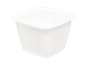 55ml IML Plastic Container, White Color, CX046