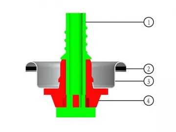 Aerosol Valve for Straw Type PU Foam Sealant