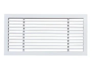 QD-LFK6 Aluminum Linear Grille, 0° or 30° Blade