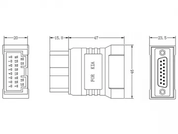 KIA 20-Pin Adapter