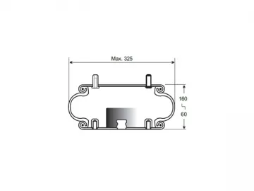 Single Convoluted Air Spring