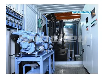 Containerized Flake Ice Machine Unit