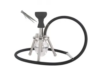 SS-MINI001 Stainless Steel Hookah, 30cm Tall Mini Hookah