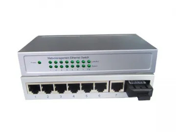 1. 100Mbps Dual Fiber Switch,TA717WEM-FE/XX