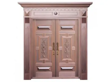 Bank Entrance Copper Door