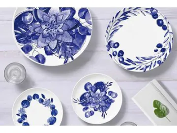 Blue and White Dinnerware