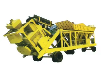 Movable Concrete Batch Mixing Plant