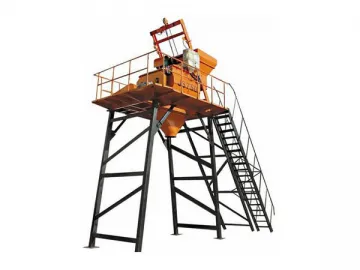 Twin-shaft Concrete Mixer