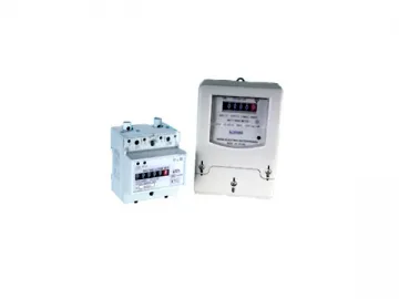 DIN-Rail Kilowatt Hour Meter