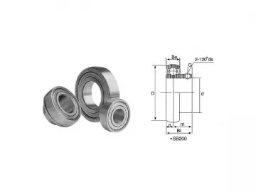 SB200 Insert Bearings with Set Screw