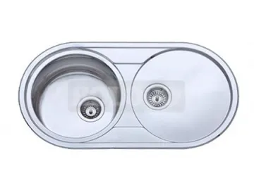 BL-832B Laser Cut Single Bowl Stainless Steel Kitchen Sink