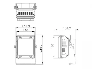 20W-40W LED Flood Light