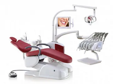 A6600 Dental Chair Unit  (comfort dental chair, handpiece, endoscope, LED light)