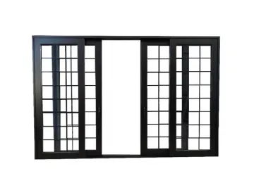 Aluminum Sliding Door, with Aluminum reinforcing Bar