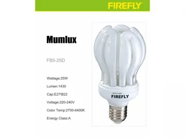 Energy Saving Lamp, Mumlux Shape CFL