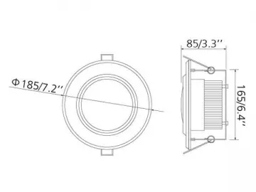 12W LED Downlight