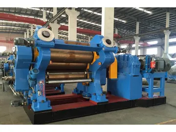 Three Roll Rubber Calendering Machine