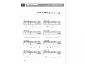 (2) Roof Panel Forming Machine