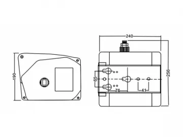 2000lb Boat Winch (P2000-4)