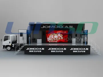 Large Size LED Advertising Container Truck