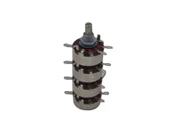 30mm Metal Shaft Multi-Gang Rotary Potentiometer,WTH118-4