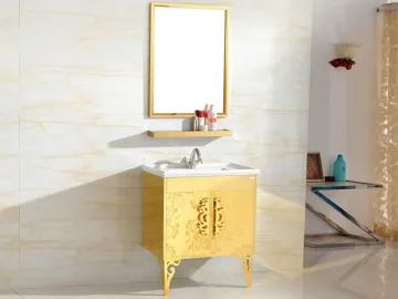 Stainless Steel Cabinet (European Style Bathroom Vanity Unit)