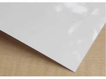 White High Gloss Flexible PVC Sheet