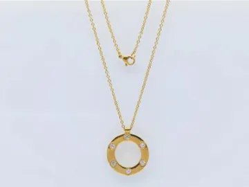 Ring Pendant Necklace Gift for Love