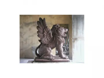 Bronze Lion Sculpture