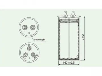 CBB AC Air Conditioner Motor Run Capacitor