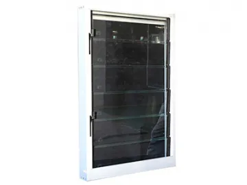 Aluminum louver door