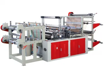 Double Layer Plastic Bag Roll Making Machine