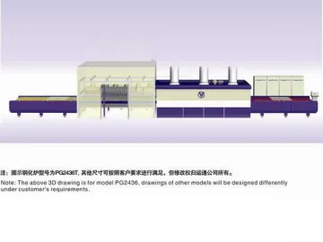 Gas Heating Glass Tempering Furnace