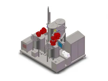 Compact Batter Mixing System for Chiffon Cake