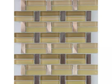 Aluminium Glass Mosaic Tile