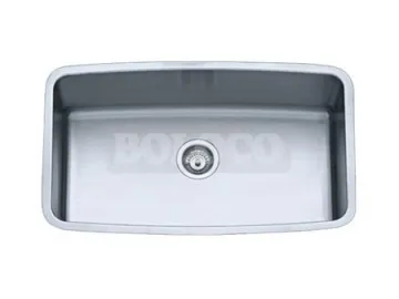 BL-639 Satin Finish Single Bowl Stainless Steel Kitchen Sink