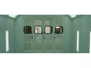 Cross Draft Spray Booth