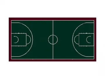 Interlocking Floor Tiles (For Basketball Court Flooring) 