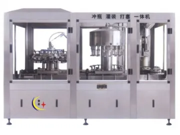 Bottle Rinsing, Filling and Capping Machine