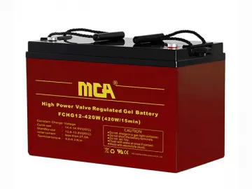 Industrial Battery   (Gel Sealed Lead Acid Battery with High Discharge Rate)