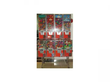 Eight-Heads Gumball Vending Machines