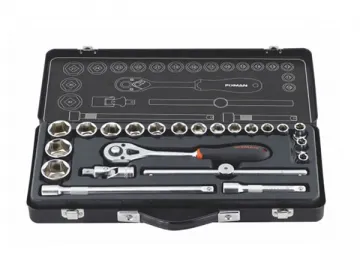 22 pcs 1/2" Drive Socket Set